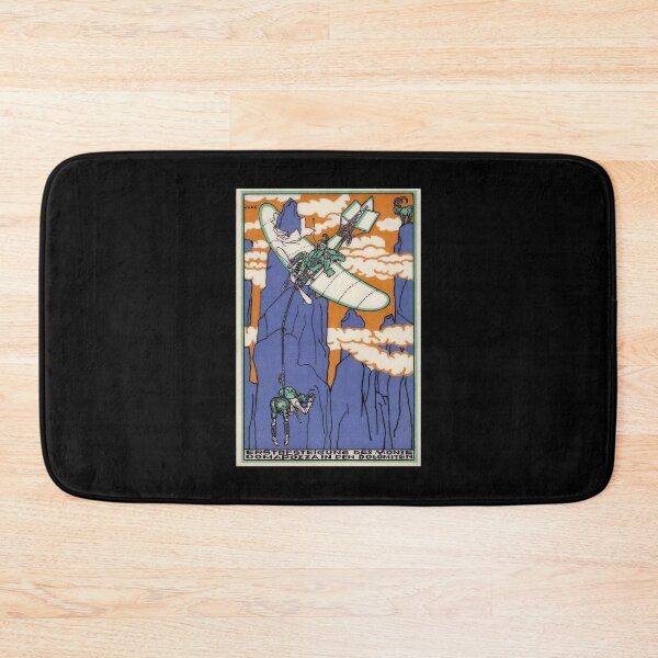 Item preview, Vintage  color lithograph The  First Ascent of Monte Domapozza in the Dolomites  designed and sold by stevepaint.