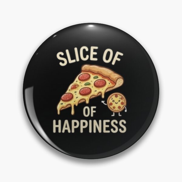 Item preview, Slice of Happiness — Cute Pizza Lover Food Design designed and sold by Tipsy24.