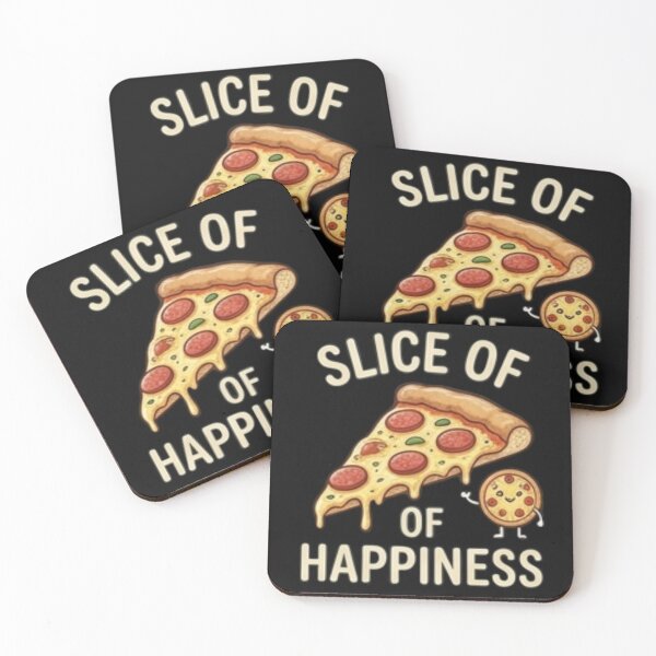 Item preview, Slice of Happiness — Cute Pizza Lover Food Design designed and sold by Tipsy24.