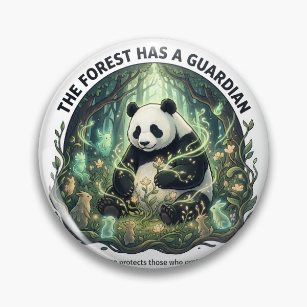 Item preview, Panda Spirit Forest Guardian Eastern Fantasy Spiritual designed and sold by LunaMarkos.