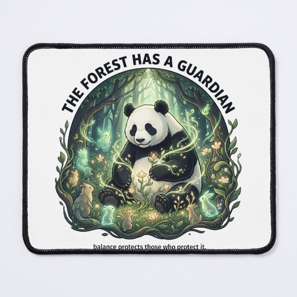 Item preview, Panda Spirit Forest Guardian Eastern Fantasy Spiritual designed and sold by LunaMarkos.