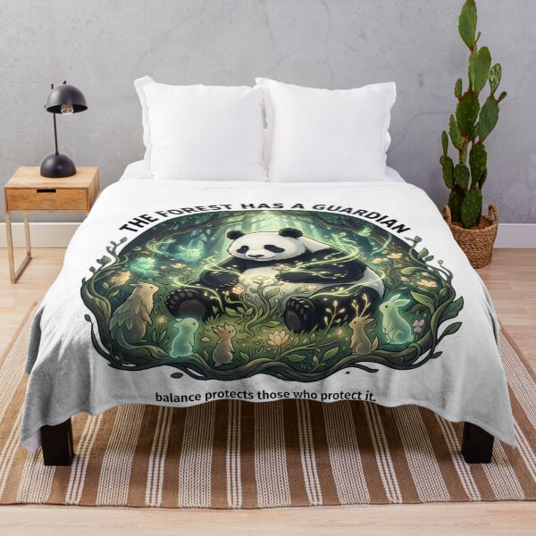 Item preview, Panda Spirit Forest Guardian Eastern Fantasy Spiritual designed and sold by LunaMarkos.