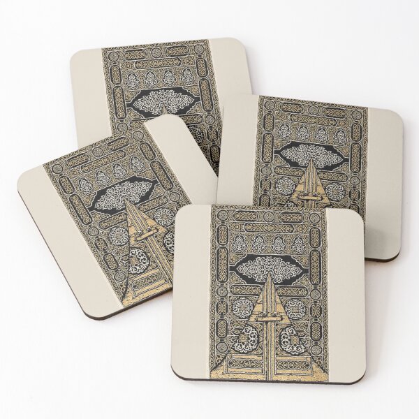 Item preview, Sacred Kaaba Door Kiswah Art (V.2) – Makkah Inspired Islamic Pattern Design designed and sold by D-Islamic.