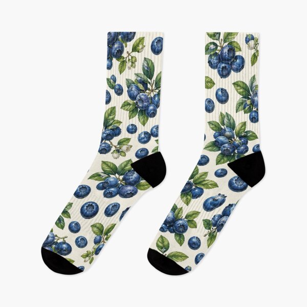 Item preview, Blueberry Garden Seamless Pattern designed and sold by Side Quest Co..