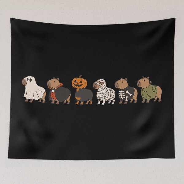 Item preview, Funny Capybara Halloween Costume Trick or Treat Boys Girls Kids designed and sold by FurryHavenPH.