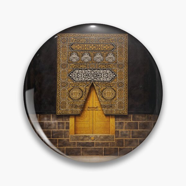 Item preview, Sacred Kaaba Door – Golden Kiswa & Makkah Islamic Stone Wall Art designed and sold by D-Islamic.