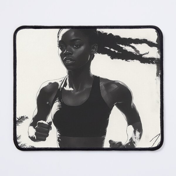 Item preview, Power & Grace - Black Woman Runner designed and sold by Banal25.
