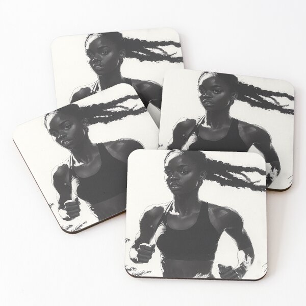 Item preview, Power & Grace - Black Woman Runner designed and sold by Banal25.