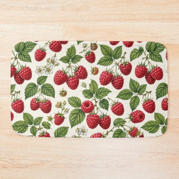 Item preview, Raspberry Botanical Pattern designed and sold by Side Quest Co..