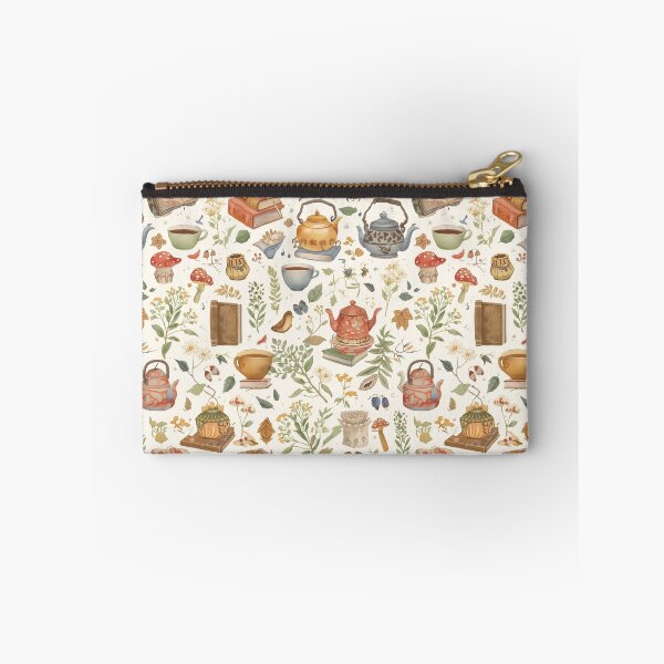 Item preview, Cozy Tea Time – Cottagecore Teapot and Floral Pattern designed and sold by Illustrated Faith.