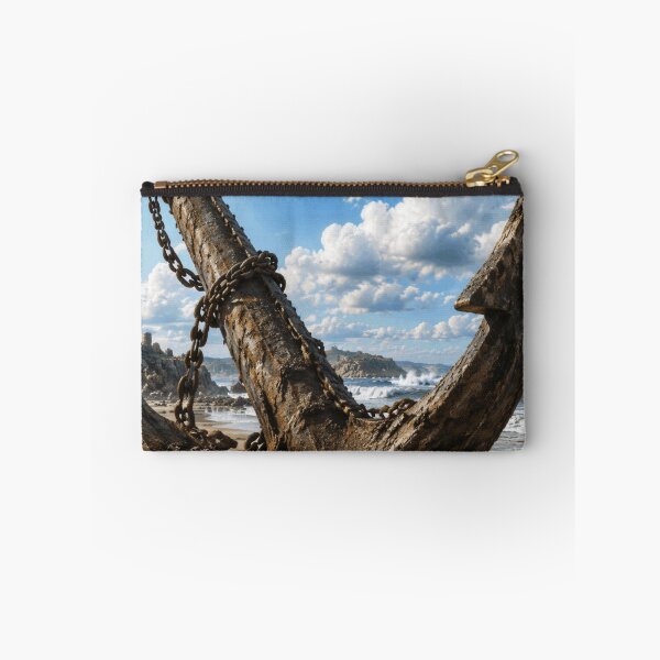 Item preview, Giant Ancient Maritime Anchor on Abandoned Beach  designed and sold by hepopatterns.