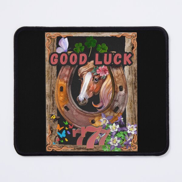 Item preview, Good Luck Positive Message Horse designed and sold by GoGreenlove.