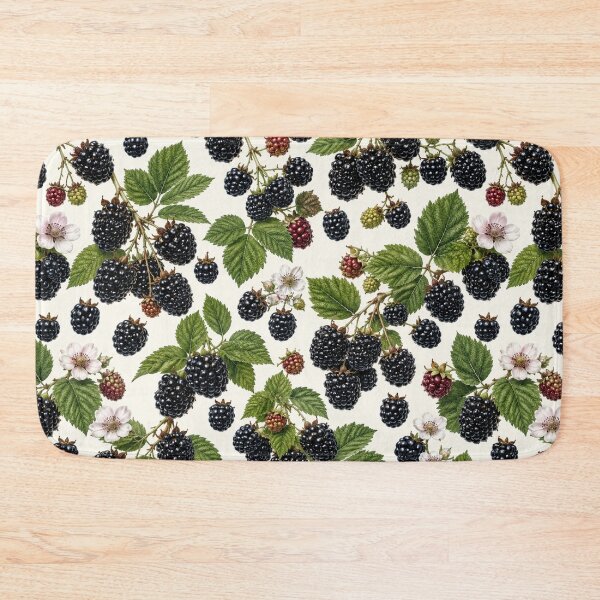 Item preview, Seamless Blackberry Botanical designed and sold by Side Quest Co..