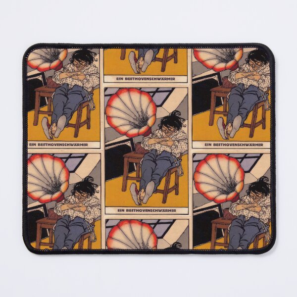 Item preview, Vintage color lithograph A Beethoven Enthusiast designed and sold by stevepaint.