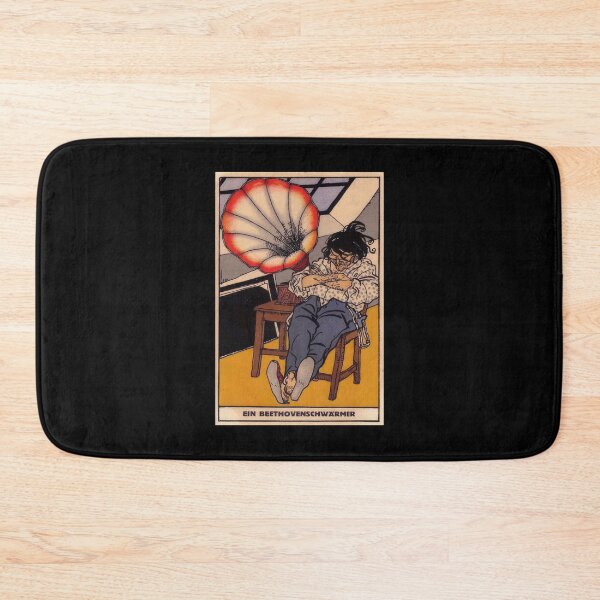 Item preview, Vintage  color lithograph A Beethoven Enthusiast  designed and sold by stevepaint.