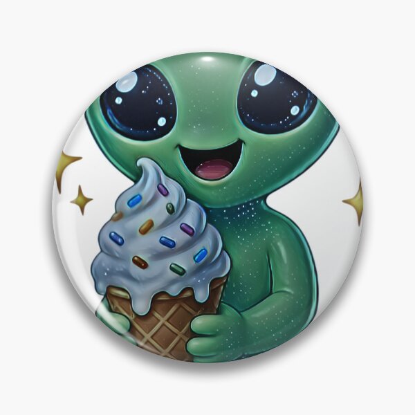 Item preview, Alien Taking a Break for Ice Cream ?? designed and sold by Artesil.