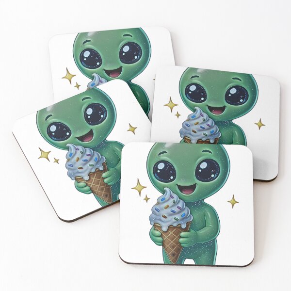 Item preview, Alien Taking a Break for Ice Cream ?? designed and sold by Artesil.