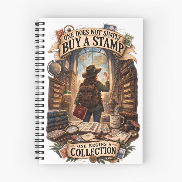 Item preview, One Does Not Simply Buy A Stamp One Begins A Collection - Funny Philately designed and sold by Neurospicy Trolls.