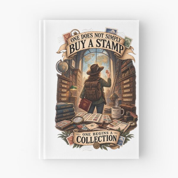 Item preview, One Does Not Simply Buy A Stamp One Begins A Collection - Funny Philately designed and sold by Neurospicy Trolls.