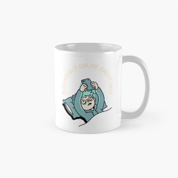 Item preview, Chronically Online, Rarely Okay designed and sold by Aliumcollection.