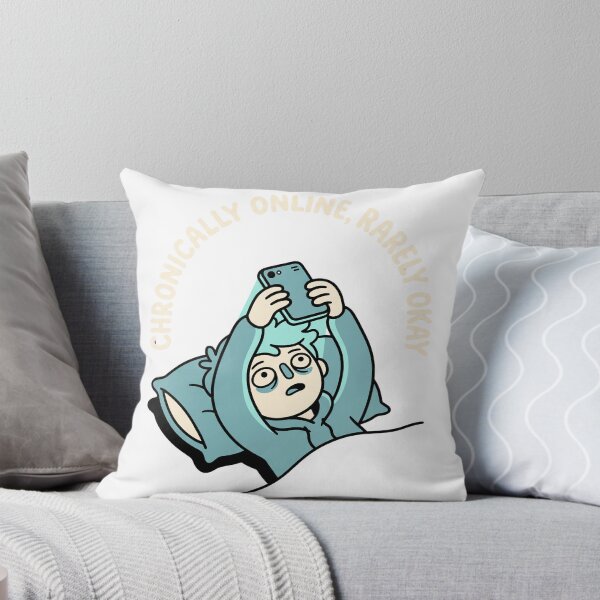 Item preview, Chronically Online, Rarely Okay designed and sold by Aliumcollection.