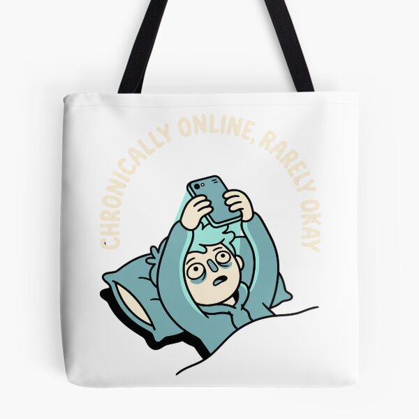 Item preview, Chronically Online, Rarely Okay designed and sold by Aliumcollection.