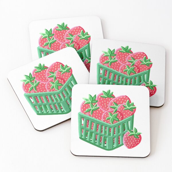 Item preview, Basket of strawberries designed and sold by NashTheArtist.