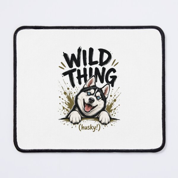 Item preview, WILD THING (husky!) - Dog husky designed and sold by The Jolly Husky .
