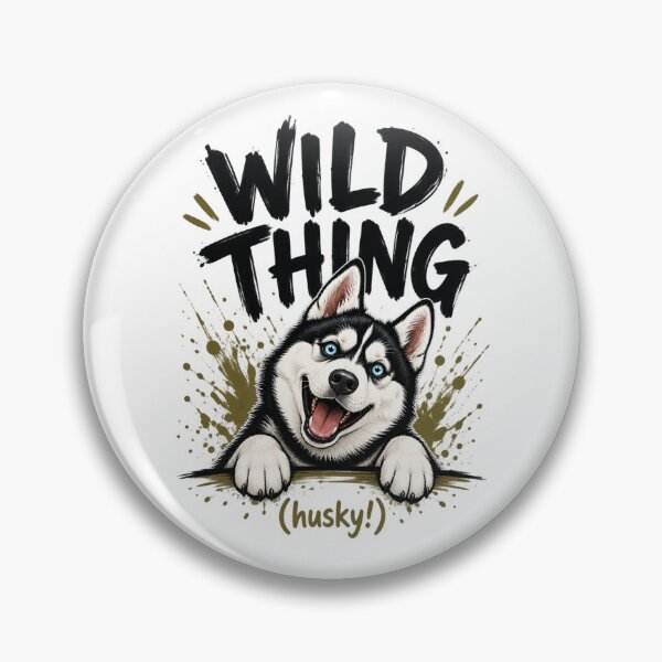 Item preview, WILD THING  (husky!) - Dog husky designed and sold by The Jolly Husky .