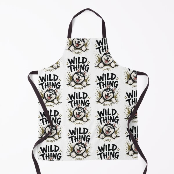 Item preview, WILD THING (husky!) - Dog husky designed and sold by The Jolly Husky .