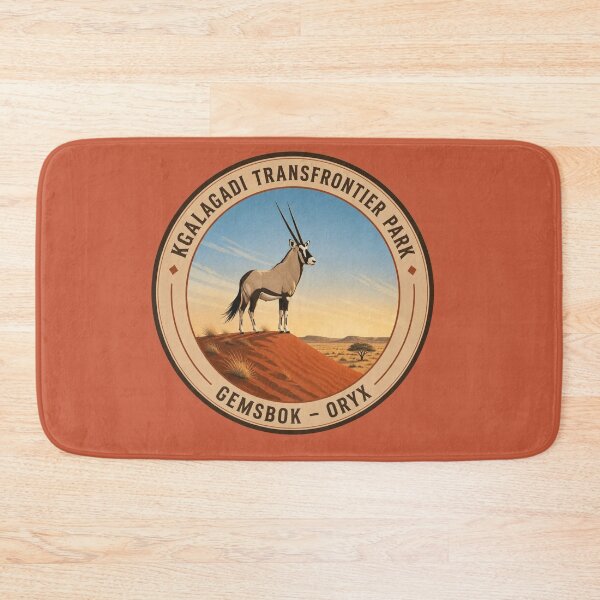Item preview, Kgalagadi Gemsbok Badge – Red Dune Wildlife Series designed and sold by The Digital Compass.