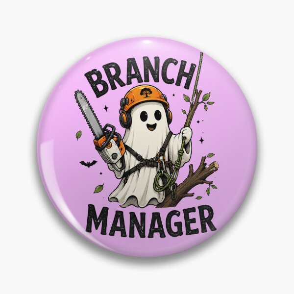 Item preview, Funny Arborist Ghost Branch Manager Halloween designed and sold by Meandmyshop.