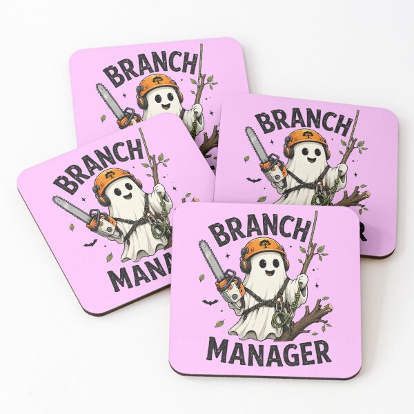 Item preview, Funny Arborist Ghost Branch Manager Halloween designed and sold by Meandmyshop.