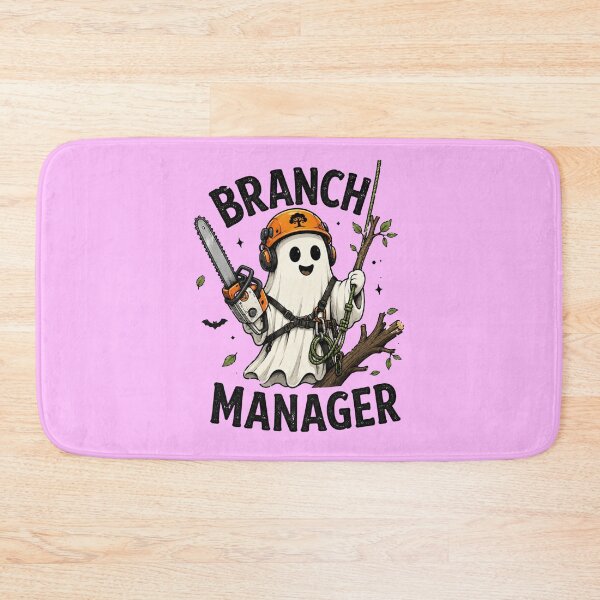 Item preview, Funny Arborist Ghost Branch Manager Halloween designed and sold by Meandmyshop.