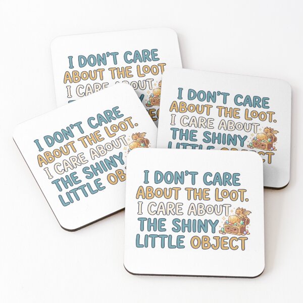 Item preview, I Don't Care About the Loot I Care About the Shiny Things – Funny D&D RPG Sticker designed and sold by WaterWhisker.