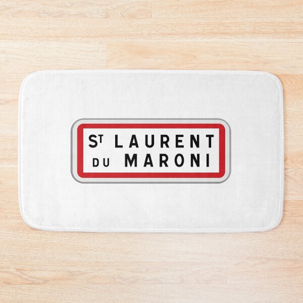 Item preview, Town Entrance Sign for Saint-Laurent-du-Maroni – French Guiana designed and sold by Panneaux et signalisations - NPOITEVIN.