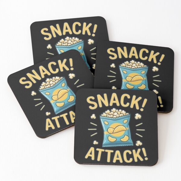 Item preview, Snack Attack — Funny Popcorn & Snack Lover Design designed and sold by Tipsy24.