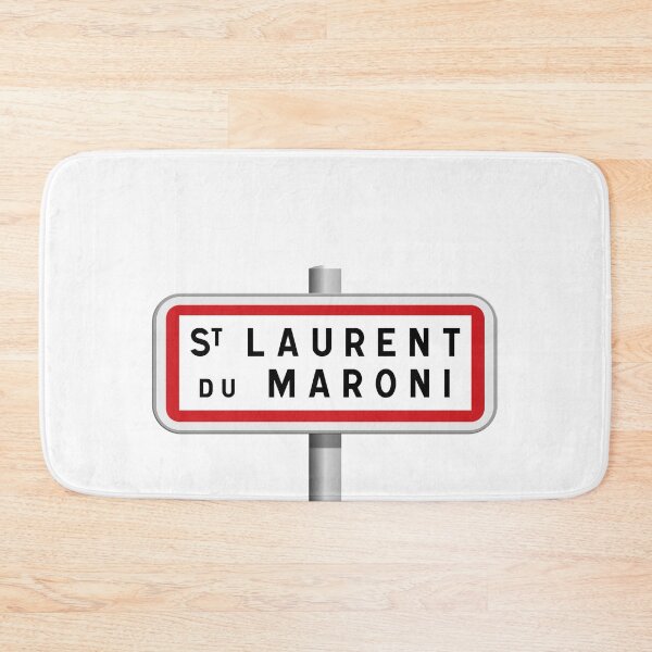 Item preview, Town Entrance Sign for Saint-Laurent-du-Maroni – French Guiana designed and sold by Panneaux et signalisations - NPOITEVIN.