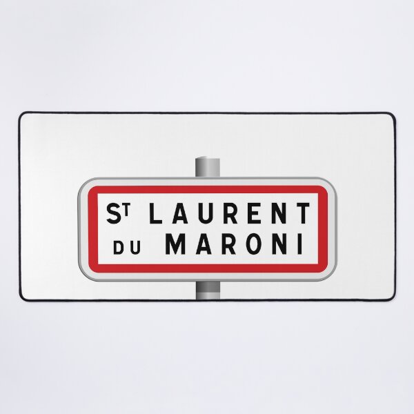 Item preview, Town Entrance Sign for Saint-Laurent-du-Maroni – French Guiana designed and sold by Panneaux et signalisations - NPOITEVIN.