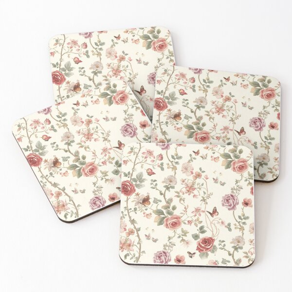 Item preview, Secret Garden – Romantic Vintage Floral Pattern designed and sold by Illustrated Faith.
