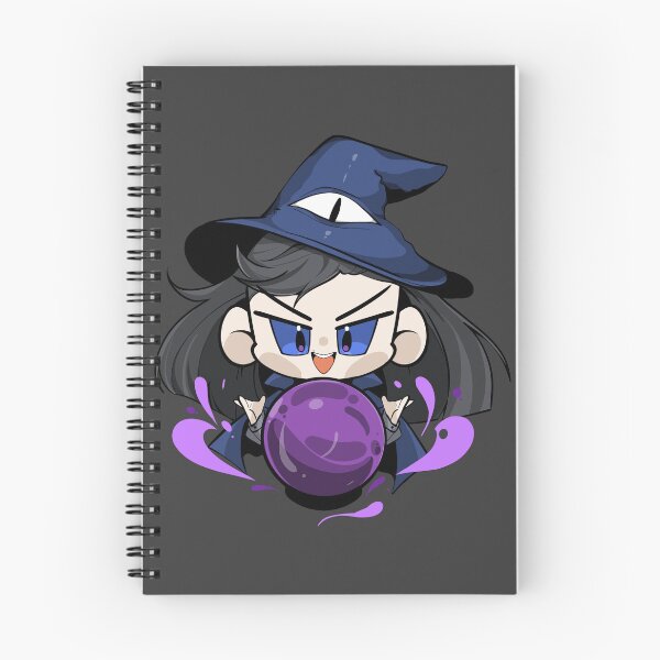 Item preview, Chibi Witch with Crystal Ball – Cute Magic Witch | Chibi Nightmares designed and sold by bella-rosa87.