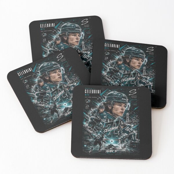 Item preview, Macklin Celebrini - Sharks designed and sold by Team-S.