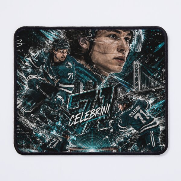 Item preview, Macklin Celebrini - Sharks designed and sold by Team-S.
