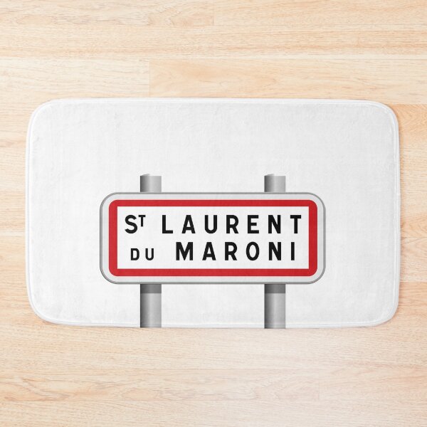Item preview, Town Entrance Sign for Saint-Laurent-du-Maroni – French Guiana designed and sold by Panneaux et signalisations - NPOITEVIN.