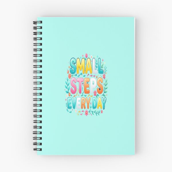 Item preview, Small Steps Every Day | Motivational Bubble Typography for Women designed and sold by Soft Strength Studio.