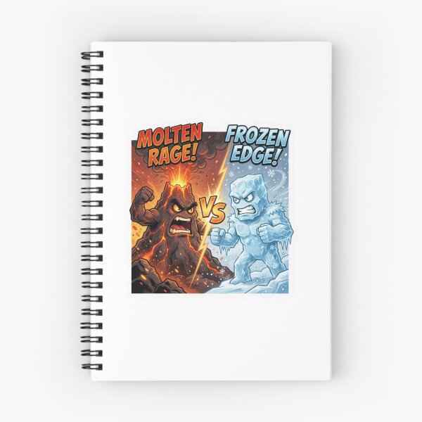 Item preview, Volcano Versus Ice Glacier Power Sticker designed and sold by Imaginarium of Chaos falcon88 .