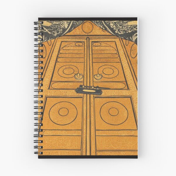 Item preview, Sacred Kaaba Door (V.3) – Golden Door & Kiswa / Makkah Islamic Wall Art designed and sold by D-Islamic.