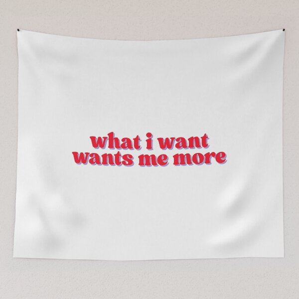 Item preview, what i want wants me more | red designed and sold by dollhouseclub.