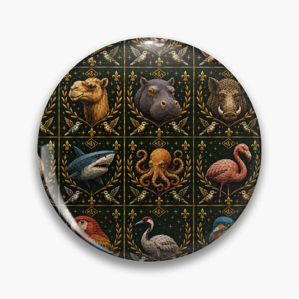 Item preview, Exotic Wildlife Geometric Animal Gallery designed and sold by Qenlo.