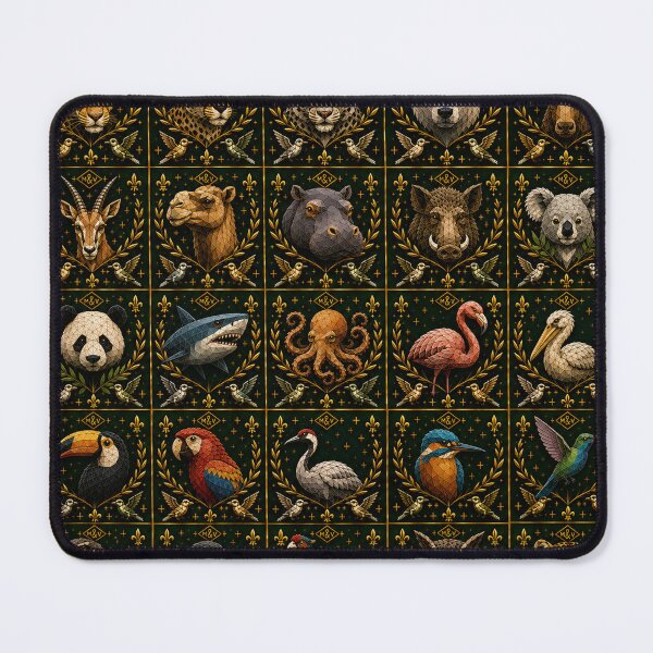 Item preview, Exotic Wildlife Geometric Animal Gallery designed and sold by Qenlo.